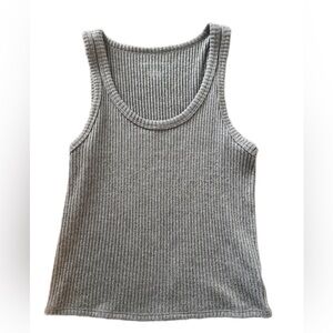 American Eagle Outfitters Gray Striped Top